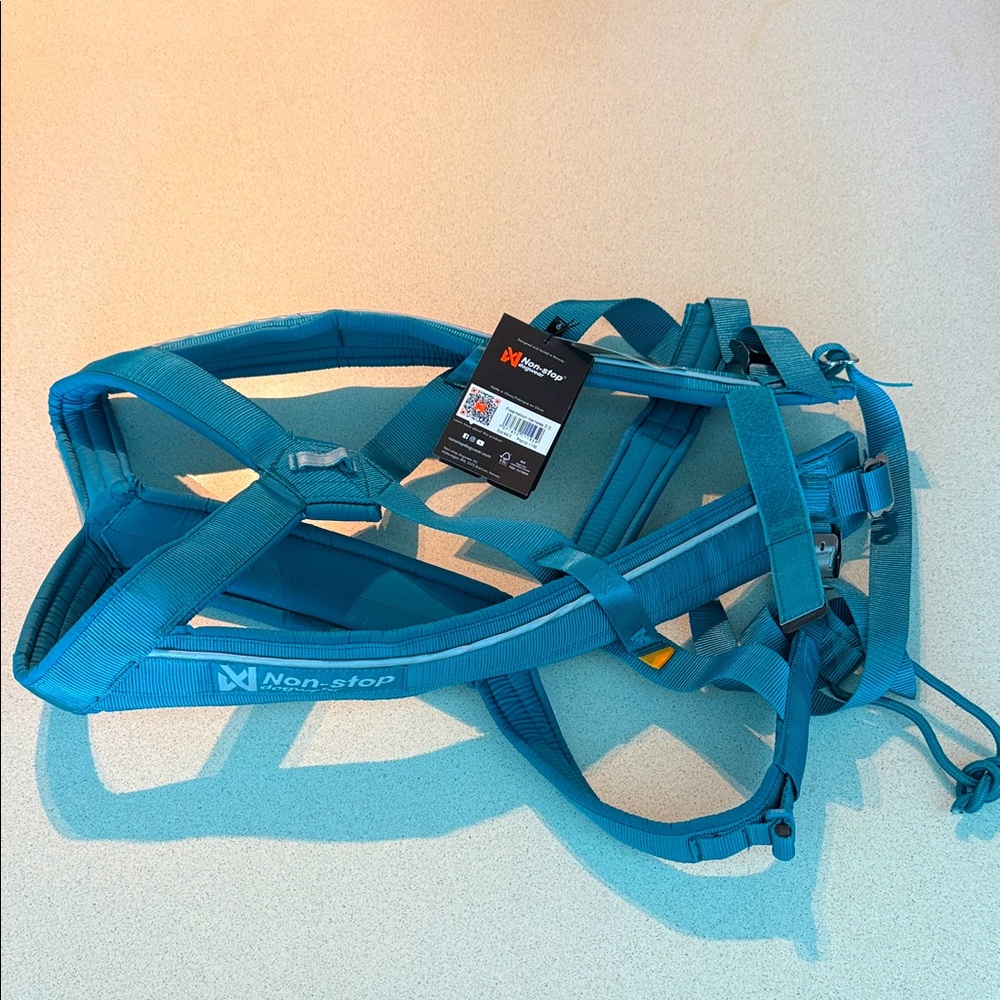NWT Non-stop Dogwear Freemotion Harness 5.0 – Teal, Size 9 (Largest Size)